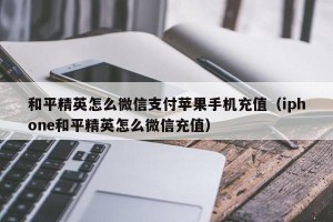 和平精英怎么微信支付苹果手机充值（iphone和平精英怎么微信充值）